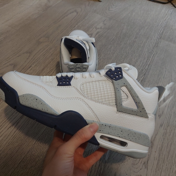 Jordan 4 Midnight Navy Size 10 Deadstock - Picture 5 of 7
